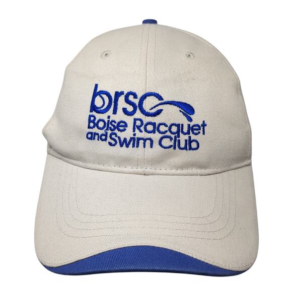 Brsc Boise Racquet And Swim Club Baseball Cap Beige One Size Adjustable Hit Wear - Picture 1 of 8